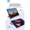 DEVIA IPAD 10.2 (2019/2020/2021) TABLET TOK ON/OFF FUNKCIÓVAL, APPLE PENCIL TARTÓVAL, MÁGNESES TÖLTŐVEL, SÖTÉTKÉK