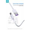 DEVIA USB - USB TYPE-C TÖLTŐ- ÉS ADATKÁBEL 1,5 M-ES VEZETÉKKEL - SHARK SUPERCHARGE USB TYPE-C - 5A - WHITE