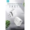 DEVIA HÁLÓZATI TÖLTŐ ADAPTER TYPE-C BEMENETTEL - 20W - SMART SERIES PD3.0 QUICK CHARGER - WHITE