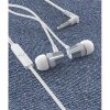 DEVIA UNIVERZÁLIS SZTEREÓ FELVEVŐS FÜLHALLGATÓ - 3,5 MM JACK - DEVIA KINTONE SERIES METAL EARPHONE - FEHÉR