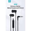 DEVIA UNIVERZÁLIS SZTEREÓ FELVEVŐS FÜLHALLGATÓ - 3,5 MM JACK - DEVIA KINTONE SERIES METAL EARPHONE - ZÖLD