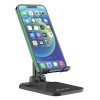 DEVIA UNIVERZÁLIS ASZTALI TELEFON/TABLET TARTÓ - DESKTOP FOLDING STAND FORPHONE - FEKETE