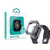 DEVIA APPLE WATCH ÜTÉSÁLLÓ VÉDŐTOK - SPORT SERIES SHOCKPROOF CASE FOR IWATCH - 40 MM - BLACK/TRANSPARENT