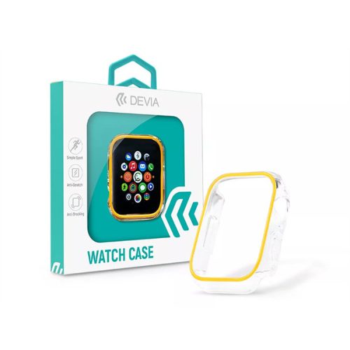 DEVIA APPLE WATCH SZILIKON VÉDŐTOK - LUMINOUS SERIES SHOCKPROOF CASE FOR IWATCH - 40 MM - GOLDEN