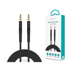   DEVIA 3,5 - 3,5 MM JACK AUDIO KÁBEL 1 M-ES VEZETÉKKEL - SERIES IPURE AUX AUDIO CABLE - BLACK