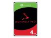 SEAGATE Ironwolf PRO Enterprise NAS HDD 4TB 7200rpm 6Gb/s SATA 256MB cache 8.9cm 3.5inch 24x7 for NAS RAID Rackmount systems BLK