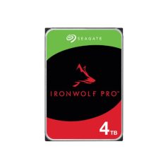   SEAGATE Ironwolf PRO Enterprise NAS HDD 4TB 7200rpm 6Gb/s SATA 256MB cache 8.9cm 3.5inch 24x7 for NAS RAID Rackmount systems BLK