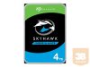 SEAGATE Surv Skyhawk 4TB HDD CMR 5400rpm SATA serial ATA 6Gb/s 256MB cache 3.5inch 24x7 workloads BLK