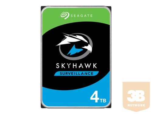 SEAGATE Surv Skyhawk 4TB HDD CMR 5400rpm SATA serial ATA 6Gb/s 256MB cache 3.5inch 24x7 workloads BLK