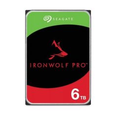   SEAGATE Ironwolf PRO Enterprise NAS HDD 6TB 7200rpm 6Gb/s SATA 256MB cache 8.9cm 3.5inch 24x7 for NAS RAID Rackmount systems BLK
