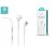 DEVIA UNIVERZÁLIS SZTEREÓ FELVEVŐS FÜLHALLGATÓ - 3,5 MM JACK - SMART EARPODS - WHITE