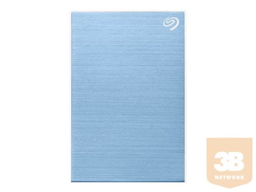 SEAGATE One Touch 4TB External HDD with Password Protection Light Blue