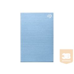   SEAGATE One Touch 5TB External HDD with Password Protection Light Blue