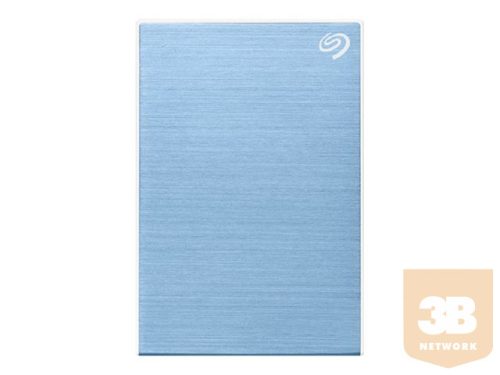 SEAGATE One Touch 5TB External HDD with Password Protection Light Blue