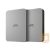 LACIE Mobile Drive HDD USB-C 1TB 2.5inch Moon Silver with USB-C cable