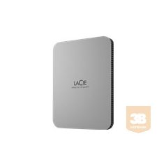   LACIE Mobile Drive HDD USB-C 2TB 2.5inch Moon Silver with USB-C cable