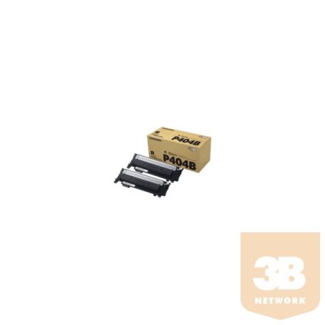 Samsung CLT-P404B; Fekete toner twinpack SL-C430/430W, SL-C480/480W/FN/FW színes lézerny.-hoz és MFP-hez (2×1500 lap)