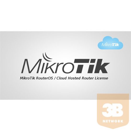 MikroTik, LEVEL4 licensz / P1 (Cloud Hosted Router licensz - 1Gbit)