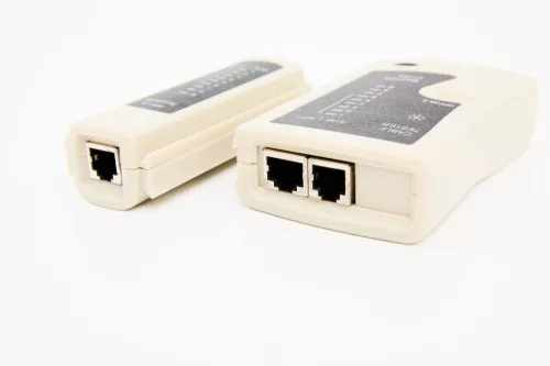 Hálózati UTP és telefonos kábel teszter, RJ-45, RJ-11 kábelekhez