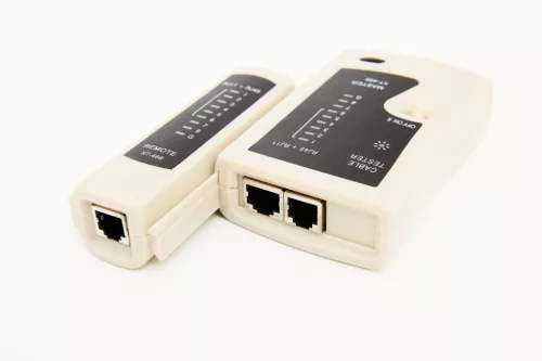 Hálózati UTP és telefonos kábel teszter, RJ-45, RJ-11 kábelekhez