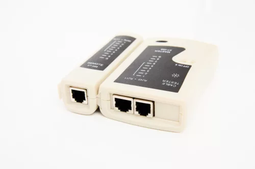 Hálózati UTP és telefonos kábel teszter, RJ-45, RJ-11 kábelekhez