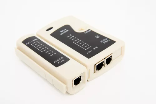 Hálózati UTP és telefonos kábel teszter, RJ-45, RJ-11 kábelekhez