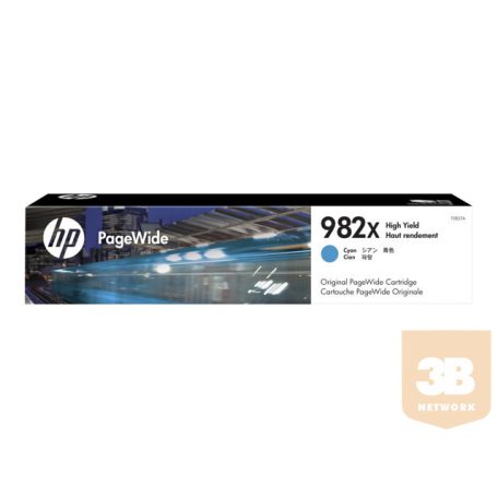 HP 982X PageWide Cartridge Cyan High Yield
