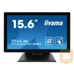   IIYAMA T1634MC-B8X Monitor 15.6inch 1080p 10 point touch 405cd/m2 VGA HDMI DP