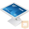 iiyama touch monitor, 17", 1280x1024, 5:4, 200cd, 5ms, 1000:1,VGA/HDMI/DP, T1731SR, fehér