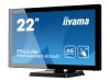 IIYAMA ProLite T2236MSC-B2AG 55cm 21.5inch 10 Point Multitouch capacitive 1920x1080 Edge to Edge AMVA Panel HDMI VGA DVI-D Black