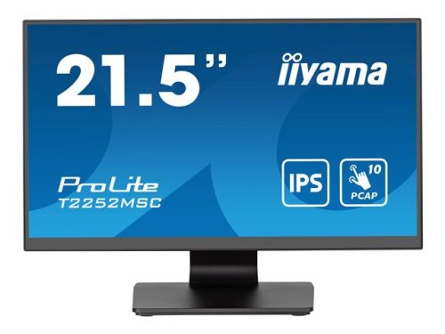 IIYAMA T2252MSC-B2 21.5inch Bonded PCAP 10P Touch with Anti-Finger print coating 1920x1080 IPS-slim