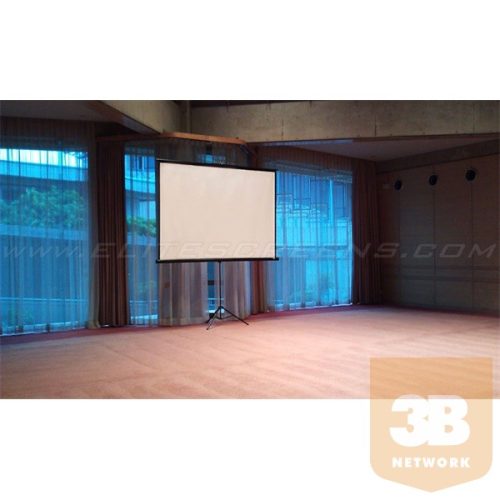 EliteScreens 72" (16:9) mobil háromlábú vászon T72UWH (160 x 89 cm, Fekete)