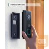 ANKER EUFY Kapucsengő, Video Doorbell, HD(2K), WiFi-s, kültéri  - T82101W1