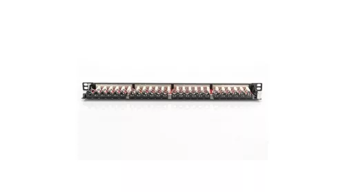 Digitus 24 portos patch panel FTP Cat6A 0,5 U