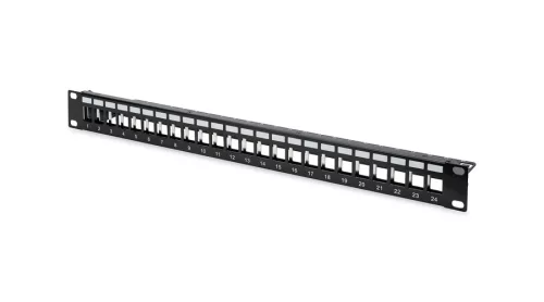 Digitus Moduláris patch panel + 24db Cat6A FTP modul set