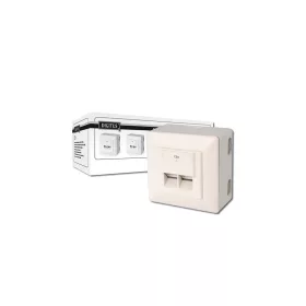 Digitus Fali doboz 2xRJ45 FTP döntött