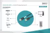 S/FTP Cat6 kültéri patch kábel 2 m, PE köpeny DK-1644-020/BLOD