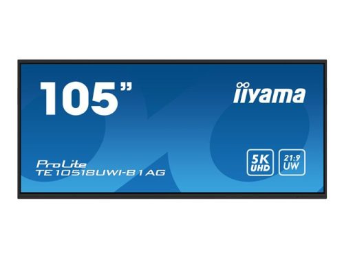 IIYAMA TE10518UWI-B1AG X 100inch Touchpanel 5K VA 435cd 40touch points IR VGA HDMIx4 DPx1 USB-Cx2 spakers 2x15W