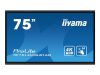 IIYAMA TE7514MIS-B1AG X 76inch Touchpanel 4K VA 435cd 50touch points IR VGA HDMIx4 DPx1 USB-Cx2 spakers 2x18W