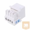 RJ11 6p4c Keystone modul, Cat3