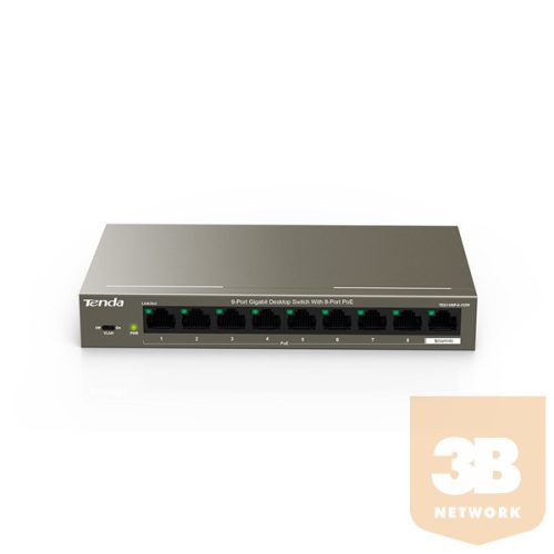 Tenda Switch PoE - TEG1109P-8-102W (9x100Mbps; 8 af/at PoE+ port; 102W)