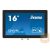 IIYAMA TF1615MC-B1 15.6inch 1920x1080 PCAP Bezel Free 10P Touch 405cd/m2 HDMI DP VGA USB Interface Glove mode External