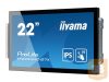 IIYAMA 21.5inch IPS 1920x1080 10 Point Touch Anti-Fingerprint 1000:1 305cd/m2 8ms HDMI DP VGA USB Touch Interface