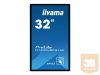 IIYAMA TF3239MSC-B1AG 32inch PCAP Anti-glare Bezel Free 12-Points Touch Screen 1920x1080 AMVA3 panel 24/7 2xHDMI DP VGA