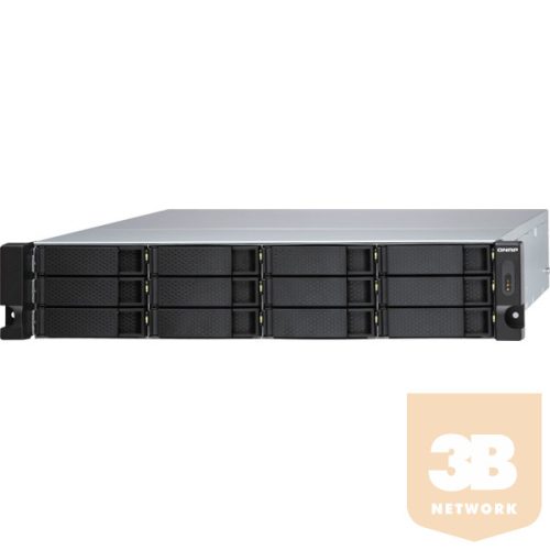 QNAP TL-R1200S-RP 12-bay 2U rackmount SATA JBOD expansion unit redundant PSU