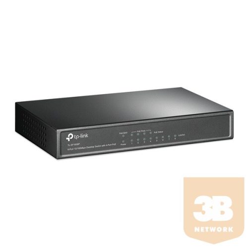 TP-LINK Switch 8x100Mbps ebből 4 port POE SF1008P