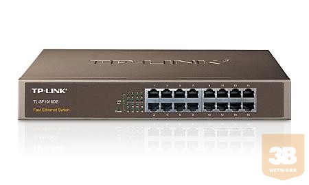 TP-Link TL-SF1016DS Switch Rack 16x10/100Mbps