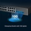 TP-LINK Switch 24x2.5Gbps + 4x10GE SFP+ Layer2 Menedzselhető Rackes, TL-SG3428XPP-M2