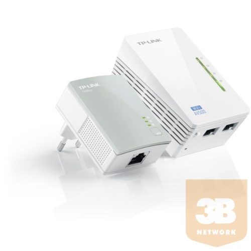 TP-LINK Powerline AV500 Wireless N Powerline Range Extender 300Mbps 2 port Starter Kit