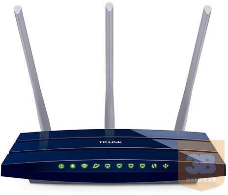 TP-Link TL-WR1043ND Wireless 802.11n/450Mbps 3T3R router 4xGigabit, 1xWAN, 1xUSB